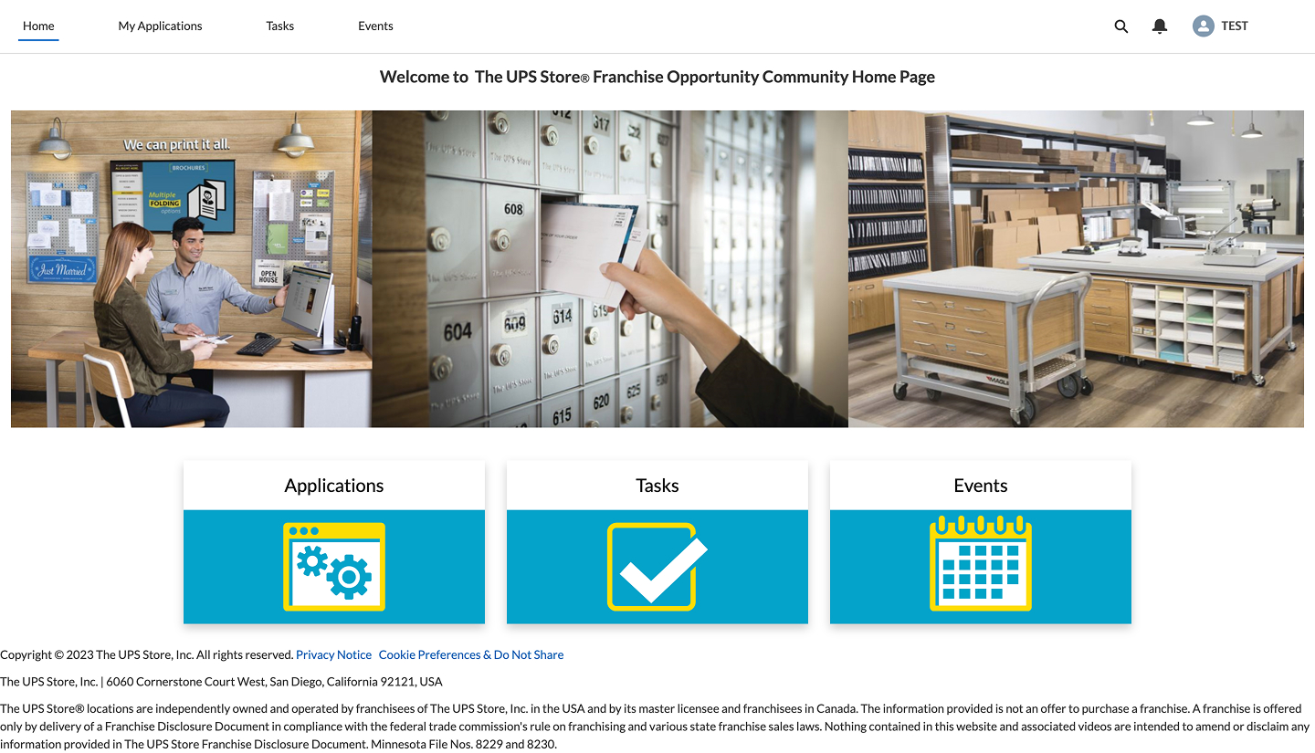 The UPS Store Dashboard Examples